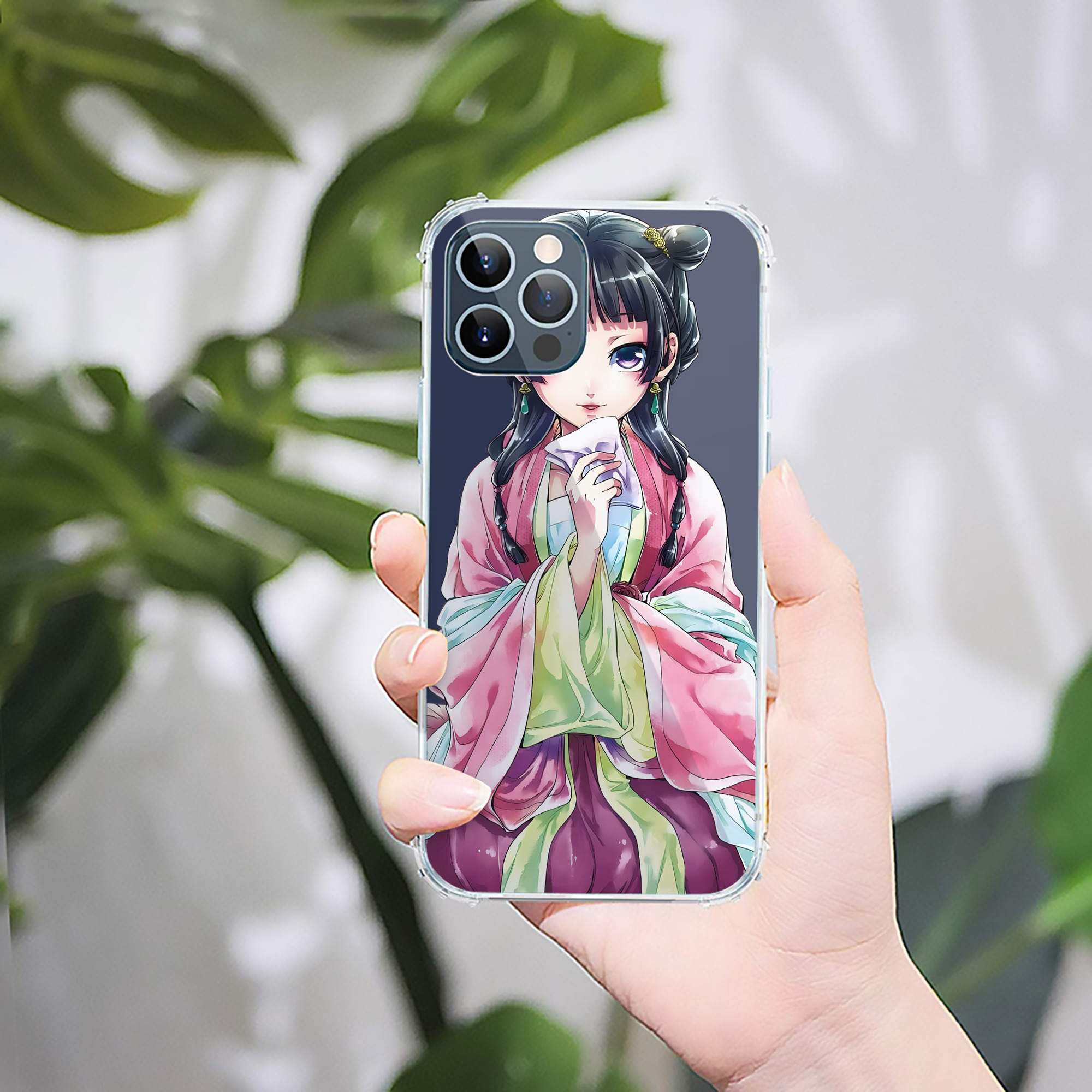 （画像用） 薬屋のひとりごと The Apothecary Diaries 【iPhone 12シリーズ対応】透明スマホケース（クリアソフトケース）